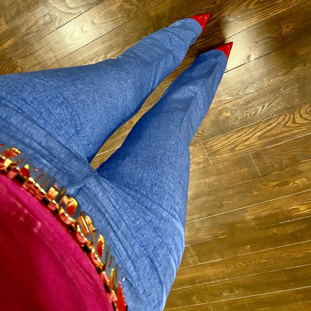 🆕🔥 Miss Sixty Beautiful Warm Blue Pants 🦋🎈